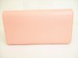 Photo2: GUCCI Marmont G Pink Leather Bifold Flap Long Wallet Purse #9024 (2)