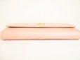 Photo5: GUCCI Marmont G Pink Leather Bifold Flap Long Wallet Purse #9024