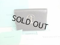 Tiffany & Co. Black Leather Card Holder #9027