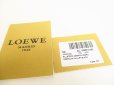 Photo11: LOEWE Anagram Black Leather Bifold Bill Wallet Compact Wallet #9029