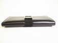 Photo6: Salvatore Ferragamo Vala Black Leather Bifold Long Wallet #9030