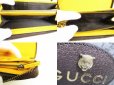 Photo9: GUCCI Neo Vintage GG PVC Canvas Yellow Leather Round Zip Long Wallet #9034