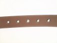 Photo7: BOTTEGA VENETA Blue Leather Belt Waist Size 80-92 M #9041