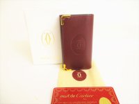 Cartier Must de Cartier Bordeaux Leather 6 Pics Key Cases #9042