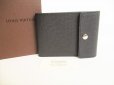 Photo1: LOUIS VUITTON Ardoise Taiga Leather Bifold Bill Wallet Purse #9054 (1)