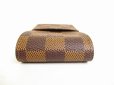 Photo6: LOUIS VUITTON Damier Brown Leather Cigarette Case Tabacco Case #9058