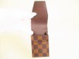 Photo8: LOUIS VUITTON Damier Brown Leather Cigarette Case Tabacco Case #9058