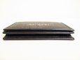 Photo5: BVLGARI Weekend Gray PVC Canvas Black Leather Business Card Case #9062