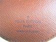 Photo10: LOUIS VUITTON Monogram Brown Leather Coin Purse Porto Monnaie Gousset #9063