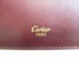 Photo10: Cartier Must de Cartier Bordeaux Leather Bifold Wallet Purse #9067