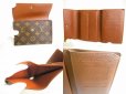 Photo8: LOUIS VUITTON Monogram Brown Leather Bifold Wallet Purse #9069