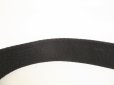 Photo4: LOUIS VUITTON Black Logo Canvas Silver Buckle 35MM Belt #9071