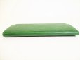 Photo6: LOUIS VUITTON Epi Green Leather Trifold Long Wallet International #9073