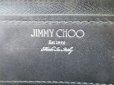 Photo10: Jimmy Choo White Enamel Stars Black Leather Round Zip Wallet CARNABY #9088