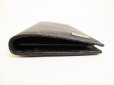 Photo5: Salvatore Ferragamo Black Leather Bifold Flap Long Wallet #9094