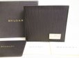 Photo1: BVLGARI Black Leather PVC Canvas Mirerige Bifold Wallet #9098 (1)