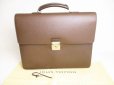 Photo1: LOUIS VUITTON Taiga Brown Leather Briefcase Business Bag Robusto 2 #9104 (1)