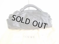 LOEWE Black Leather Hand Bag Nappa Aire #9118