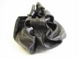 Photo4: LOEWE Black Leather Hand Bag Nappa Aire #9118
