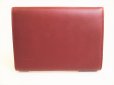 Photo2: Cartier Must de Cartier Bordeaux Leather Trifold Wallet #9122 (2)