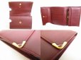 Photo8: Cartier Must de Cartier Bordeaux Leather Trifold Wallet #9122