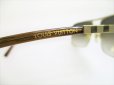 Photo10: LOUIS VUITTON Gold Metal Sunglasses Eye Wear Pilot Attitude #9128