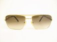 Photo2: LOUIS VUITTON Gold Metal Sunglasses Eye Wear Pilot Attitude #9128 (2)