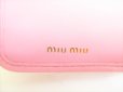 Photo10: miumiu Rose Leather Matelasse Bifold Wallet Compact Wallet #9129