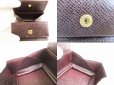 Photo9: LOUIS VUITTON Taiga Bordeaux Leather Coin Purse Porto Monnaie Boite #9130