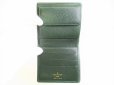 Photo8: LOUIS VUITTON Episea Green Taiga Leather Bifold Wallet #9138