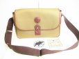 Photo1: HUNTING WORLD Safari Khaki Canvas Messenger Bag Crossbody Bag #9143 (1)