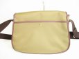 Photo2: HUNTING WORLD Safari Khaki Canvas Messenger Bag Crossbody Bag #9143 (2)