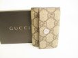 Photo1: GUCCI GG Plus Brown PVC Canvas 6 Pics Key Cases #9145 (1)