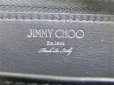 Photo10: Jimmy Choo Embossed Stars Black Leather Round Zip Wallet #9146