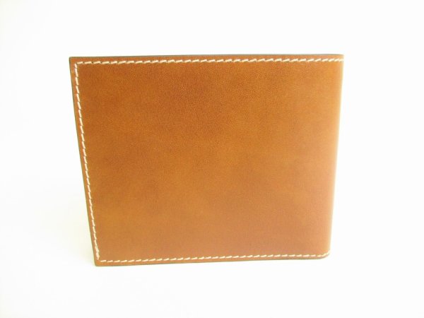 Photo2: Salvatore Ferragamo Brown Leather Bifold Wallet #9148