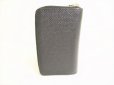 Photo2: LOUIS VUITTON Taiga Ardoise Leather Zippey Coin Purse Vertical #9155 (2)