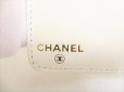 Photo10: CHANEL CC Icon Collection White Leather Bi-fold Long Flap Wallet #9156