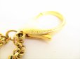 Photo9: LOUIS VUITTON Gold Bag Charm Key Holder Sac Fleures du monogram #9163