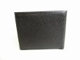 Photo2: Salvatore Ferragamo Gancini Black Leather Bifold Wallet #9164 (2)