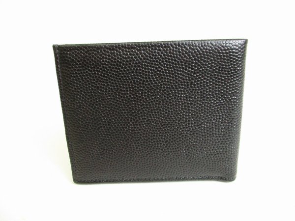 Photo2: Salvatore Ferragamo Gancini Black Leather Bifold Wallet #9164