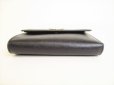 Photo5: PRADA Black Saffiano Leather Trifold Wallet Compact Wallet #9166