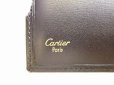Photo10: Cartier Pasha Black Leather Bifold Long Flap Wallet Purse #9167