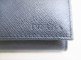 Photo10: PRADA Navy Blue Saffiano Leather 6 Pics Key Cases #9168