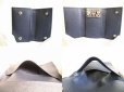 Photo8: PRADA Navy Blue Saffiano Leather 6 Pics Key Cases #9168