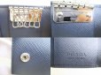 Photo9: PRADA Navy Blue Saffiano Leather 6 Pics Key Cases #9168