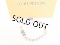 LOUIS VUITTON Monogram Eclipse Chain Bracelet #9169
