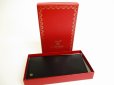 Photo12: Cartier Pasha Black Leather Bifold Long Wallet Purse #9175