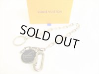 LOUIS VUITTON Monogram Eclipse Key Chain Key Ring #9177