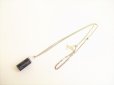 Photo2: LOUIS VUITTON Stainless Steel Monogram Eclipse Charms Necklace #9178 (2)