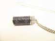 Photo4: LOUIS VUITTON Stainless Steel Monogram Eclipse Charms Necklace #9178